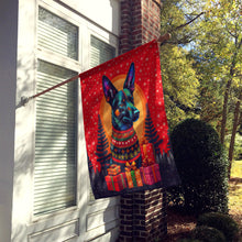 Load image into Gallery viewer, Australian Kelpie Holiday Christmas House Flag