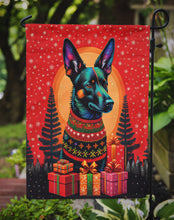 Load image into Gallery viewer, Australian Kelpie Holiday Christmas Garden Flag – Outdoor Decorative Yard Flag