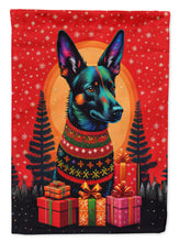 Load image into Gallery viewer, Australian Kelpie Holiday Christmas Garden Flag – Outdoor Decorative Yard Flag