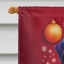 Load image into Gallery viewer, Australian Shepherd Holiday Christmas House Flag
