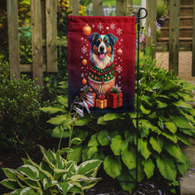Load image into Gallery viewer, Australian Shepherd Holiday Christmas Garden Flag – Outdoor Decorative Yard Flag
