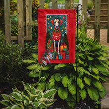 Load image into Gallery viewer, Azawakh Hound Holiday Christmas Garden Flag – Outdoor Decorative Yard Flag