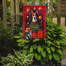 Load image into Gallery viewer, Basenji Holiday Christmas Garden Flag – Outdoor Decorative Yard Flag