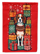 Load image into Gallery viewer, Beagle Holiday Christmas House Flag
