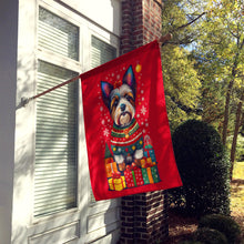 Load image into Gallery viewer, Biewer Terrier Holiday Christmas House Flag