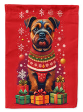 Load image into Gallery viewer, Border Terrier Holiday Christmas House Flag
