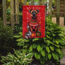 Load image into Gallery viewer, Border Terrier Holiday Christmas Garden Flag – Outdoor Decorative Yard Flag