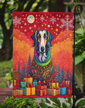 Load image into Gallery viewer, Borzoi Russian Wolfhound Holiday Christmas Garden Flag – Outdoor Decorative Yard Flag