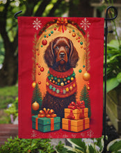 Load image into Gallery viewer, Boykin Spaniel Holiday Christmas Garden Flag – Outdoor Decorative Yard Flag