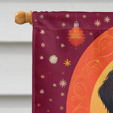 Load image into Gallery viewer, Black Briard Holiday Christmas House Flag