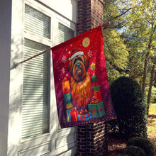 Load image into Gallery viewer, Briard Holiday Christmas House Flag