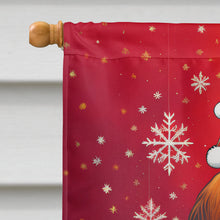 Load image into Gallery viewer, Briard Holiday Christmas House Flag