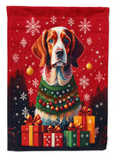 Load image into Gallery viewer, Brittany Spaniel Holiday Christmas House Flag