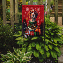 Load image into Gallery viewer, Brittany Spaniel Holiday Christmas Garden Flag – Outdoor Decorative Yard Flag