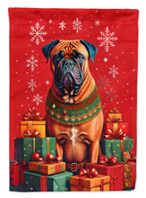 Load image into Gallery viewer, Bullmastiff Holiday Christmas Garden Flag – Outdoor Decorative Yard Flag