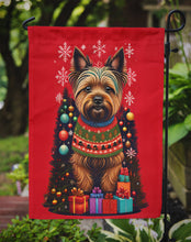 Load image into Gallery viewer, Cairn Terrier Holiday Christmas Garden Flag – Outdoor Decorative Yard Flag