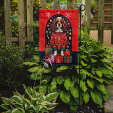 Load image into Gallery viewer, Cavalier Spaniel Holiday Christmas Garden Flag – Outdoor Decorative Yard Flag