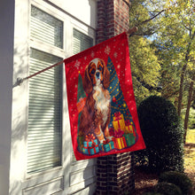 Load image into Gallery viewer, Cavalier Spaniel Holiday Christmas House Flag