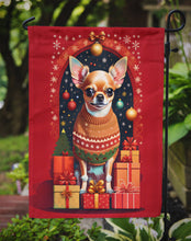 Load image into Gallery viewer, Chihuahua Holiday Christmas Garden Flag – Outdoor Decorative Yard Flag
