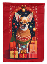 Load image into Gallery viewer, Chihuahua Holiday Christmas Garden Flag – Outdoor Decorative Yard Flag