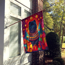 Load image into Gallery viewer, Black Chow Chow Holiday Christmas House Flag