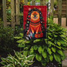 Load image into Gallery viewer, Chow Chow Holiday Christmas Garden Flag – Outdoor Decorative Yard Flag