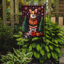 Load image into Gallery viewer, Corgi Holiday Christmas Garden Flag – Outdoor Decorative Yard Flag