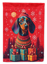 Load image into Gallery viewer, Dachshund Holiday Christmas House Flag