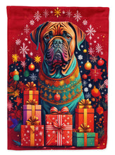 Load image into Gallery viewer, Dogue de Bordeaux Holiday Christmas Garden Flag – Outdoor Decorative Yard Flag