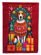 Load image into Gallery viewer, English Foxhound Holiday Christmas House Flag