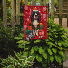 Load image into Gallery viewer, English Springer Spaniel Holiday Christmas Garden Flag – Outdoor Decorative Yard Flag