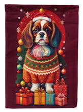 Load image into Gallery viewer, English Toy Spaniel Holiday Christmas House Flag