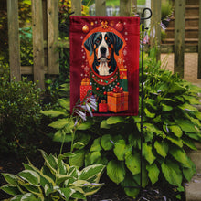 Load image into Gallery viewer, Entlebucher Mountain Dog Holiday Christmas Garden Flag – Outdoor Decorative Yard Flag