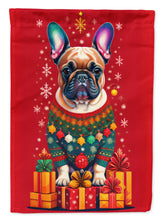 Load image into Gallery viewer, French Bulldog Holiday Christmas House Flag