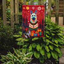 Load image into Gallery viewer, German Shepherd Holiday Christmas Garden Flag – Outdoor Decorative Yard Flag