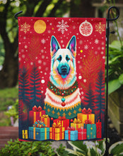 Load image into Gallery viewer, German Shepherd Holiday Christmas Garden Flag – Outdoor Decorative Yard Flag