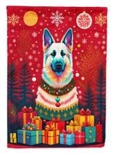 Load image into Gallery viewer, German Shepherd Holiday Christmas Garden Flag – Outdoor Decorative Yard Flag