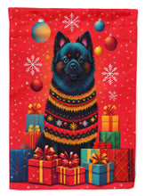 Load image into Gallery viewer, German Spitz Holiday Christmas House Flag