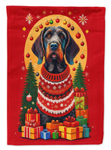 Load image into Gallery viewer, German Wirehaired Pointer Holiday Christmas House Flag