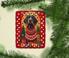 Load image into Gallery viewer, German Wirehaired Pointer Holiday Christmas Porcelain Ornament