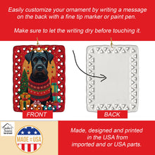 Load image into Gallery viewer, Giant Schnauzer Holiday Christmas Porcelain Ornament