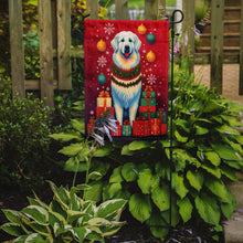Load image into Gallery viewer, Great Pyrenees Holiday Christmas Garden Flag – Outdoor Decorative Yard Flag