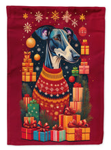 Load image into Gallery viewer, Greyhound Holiday Christmas Garden Flag – Outdoor Decorative Yard Flag