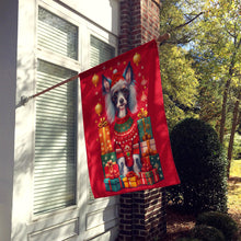 Load image into Gallery viewer, Chinese Crested Holiday Christmas House Flag