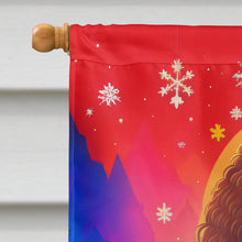 Load image into Gallery viewer, Irish Water Spaniel Holiday Christmas House Flag