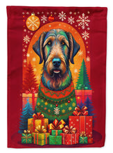 Load image into Gallery viewer, Irish Wolfhound Holiday Christmas Garden Flag – Outdoor Decorative Yard Flag