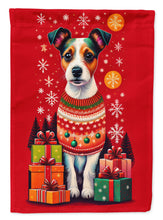 Load image into Gallery viewer, Jack Russell Terrier Holiday Christmas House Flag
