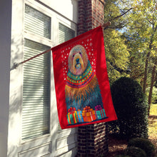 Load image into Gallery viewer, Komondor Holiday Christmas House Flag