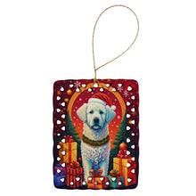 Load image into Gallery viewer, Kuvasz Holiday Christmas Porcelain Ornament