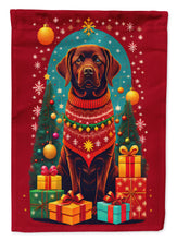Load image into Gallery viewer, Labrador Retriever Holiday Christmas Garden Flag – Outdoor Decorative Yard Flag
